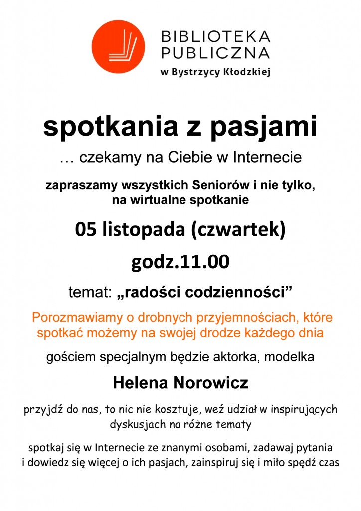 spotkania z pasjami plakat