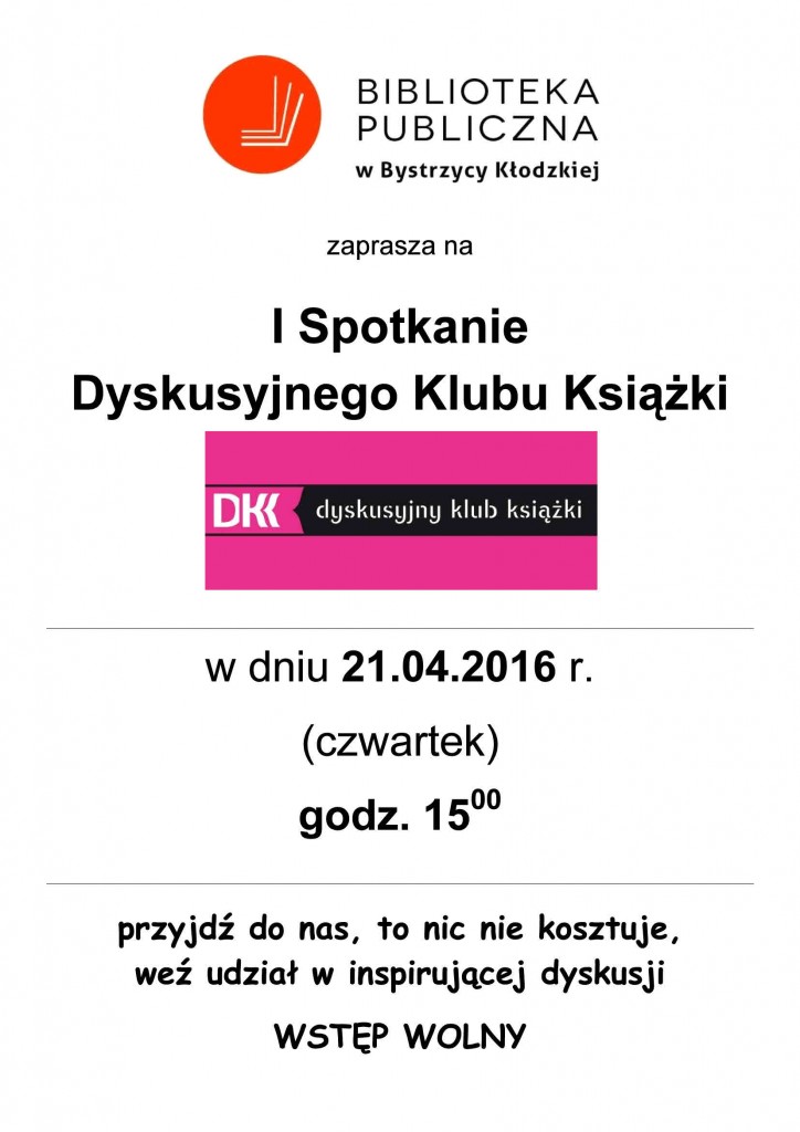 dyskusyjny-klub-książki-plakat